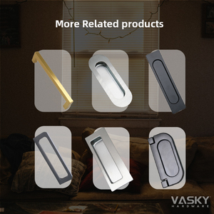 Katı kolu mobilya donanım dolapları ve sürgülü kapılar için mutfak ve yatak odası zehirlemeler için yumruk ücretsiz tasarım ile gömme çekme - Product Image 6