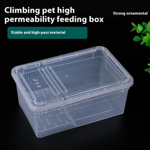 กรงสัตว์เลื้อยคลานพลาสติกกรงที่อยู่อาศัยแมลงปีนเขาที่พักพิงสัตว์เลี้ยงบ้านเต่าน้ำ - Product Image 4