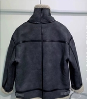 Fait sur mesure Infinity hommes décontracté en peau de mouton bombardier en cuir veste hiver coupe-vent adulte volant aviateur Style PU