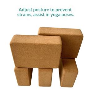 CZFIT - Bloque de Yoga de Corcho Sostenible de Alta Densidad, Nuevo Diseño Profesional, Ideal para Alineación, Equilibrio y Entrenamiento de Fuerza - Product Image 3