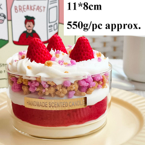 Vela perfumada con forma de fruta de lujo, vela novedosa de cera de soja, vela creativa de aroma de etiqueta privada al por mayor para decoración del hogar, fiesta de Navidad - Product Image 2