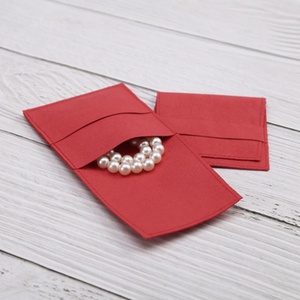 Customized Color Velvet & Suede Jewelry <b>Pouch</b> Packaging with Custom Logo and Display - Product Image 3