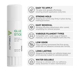 Bâton de colle Creality PVP 21g pour imprimante 3D PLA ABS PETG PA TPU, adhésif pour plateau d'impression - Product Image 2