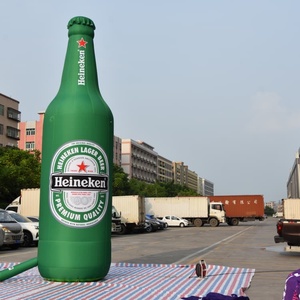 Réplique géante de bouteille de bière <span class=keywords><strong>Heineken</strong></span> gonflable, publicité promotionnelle personnalisée, affichage gonflable pour les marques de boissons/bars/événements - Product Image 5