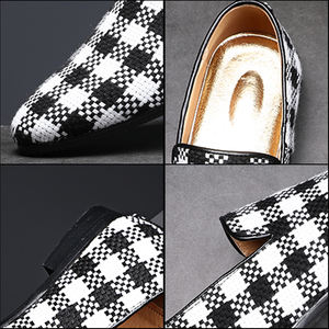 Mocassins en tissu pour hommes et femmes, grandes tailles 37-48, design unique en forme de cube - Product Image 6