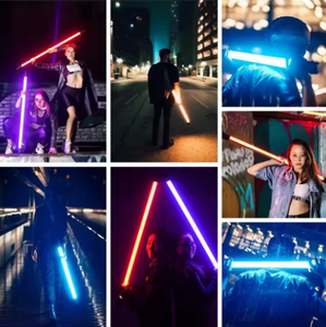 <span class=keywords><strong>NANLITE</strong></span> 15C / 30C NanGuang LED <span class=keywords><strong>Tube</strong></span> Light RGB Color PavoTube II 15C / 30C 77cm /117cm 2700K-6500K Bâton lumineux à main pour Vlog - Product Image 2