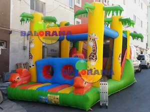 Terrain de jeu extérieur commercial moyen d'amusement pour le château gonflable d'enfants pour des loisirs extérieurs - Product Image 3