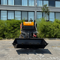 Spedizione gratuita cina Kubota Ce/epa traccia Mini 14KW 19HP Skid Steer Loader con secchio Trencher aratro rotante