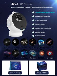 Projecteur d'étoiles HD 12-en-1 avec haut-parleur Bluetooth, veilleuse nébuleuse rotative pour la décoration de chambre - Product Image 3
