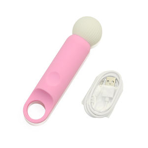 Mini sevimli şarj taşınabilir vibratör ikinci gelgit seksi vibratör topu kafa masaj seks oyuncak AV sopa klitoral vibratör - Product Image 2