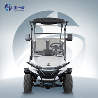 Voiturette de golf électrique 4 places 72V 2+2 passagers, buggy de golf tout-terrain en promotion
