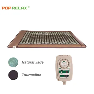 Korea Therapy Far Infrared Heating Pad Natural Jade Mat Negative Ions Tourmaline Mattress Price Best Sofa Infrared Heating Pads