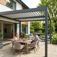 Pergola en aluminium à lames réglables YST, véranda écologique multifonctionnelle