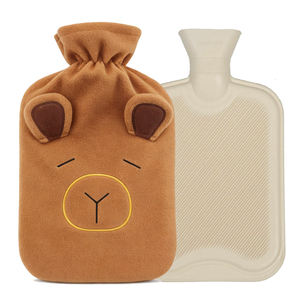 Nouvelle conception 2026 – Housse en polaire Capybara pour <span class=keywords><strong>bouillotte</strong></span> en caoutchouc, prix usine, échantillon disponible - Product Image 1