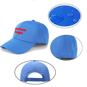 Hiệu suất không thấm nước 6-panel SNAPBACK <span class=keywords><strong>HAT</strong></span> Dây đeo nhựa thay thế tùy chỉnh nhanh chóng khô lưới Mũ bóng chày cho nam giới - Product Image 1