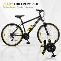 Vélo VTT Fat Bike Adulte 26 Pouces à Cadre en Acier avec Frein à Caliper 18 Vitesses – Prix de Gros Abordable