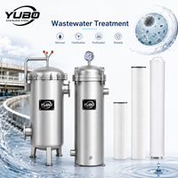 Carcasa de Filtro de Cartucho de Alta Capacidad para Purificación de Aguas Residuales, Sistemas de Tratamiento de Agua Reciclada y Recuperación