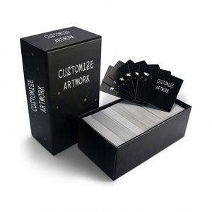 Jeu de cartes personnalisé pour fournisseurs, jeu de cartes de correspondance de propriétés en carton avec 3 jeux de cartes et logo imprimé - Product Image 4