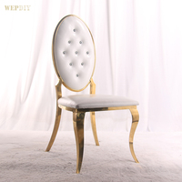 Chaises en acier inoxydable pour mariage marocain, table et chaises pour réception de mariage