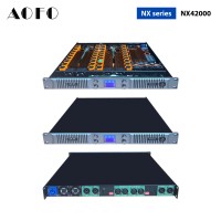 Amplificateur de puissance numérique de classe D à 4 canaux 2000W avec affichage LCD de la température, amplificateur audio professionnel pour enceintes PA et caissons de basses