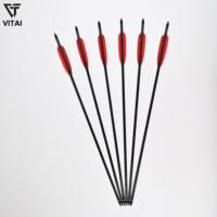 Flèches en carbone pur VITAI, adaptées au tir à l'arc avec stabilisateur, flèches et arc spécialement assortis pour le tir