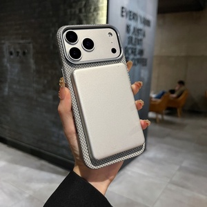 เคสโทรศัพท์แม่เหล็กแบบบางพิเศษลายคาร์บอนไฟเบอร์สำหรับ iPhone 18 14 15 16 17 Pro Max 17 Air  วัสดุ PC แข็ง ป้องกันแรงกระแทก - Product Image 5