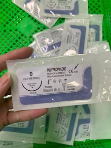 चिकित्सा पशु अवशोषक 910 4/0 75 सेमी टपर 20 मिमी 3/8 सर्कल सर्जिकल सुचर - Product Image 6