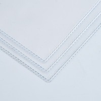 Sac transparent personnalisable en PVC givré à fermeture éclair pour la papeterie, l'emballage de stockage de collier de lunettes de montre en plastique auto-scellant