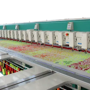 ความเร็วสูง30หัวสี่<span class=keywords><strong>เข็ม</strong></span>เครื่องเย็บปักถักร้อยคอมพิวเตอร์ Chenille เครื่องเย็บปักถักร้อยด้วยเลเซอร์ตัด - Product Image 1