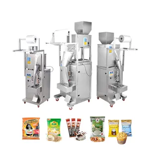 Machine automatique de remplissage et d'emballage de sachets de thé de lactosérum, de farine de manioc, de Gari, d'épices, de lait en poudre
