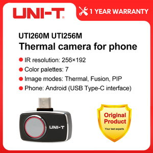 UNI-T UTI260M ภาพความร้อนสำหรับโทรศัพท์ UTI256M 256×192 ภาพความร้อนสำหรับแผงโซลาร์เซลล์ Pcb อุปกรณ์ตรวจจับข้อบกพร่อง L44 - Product Image 3