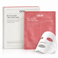 OEM ODM Masque facial hydratant au collagène pour tous types de peaux, nettoyant les pores, acide hyaluronique, peptides, blanchissant, anti-âge