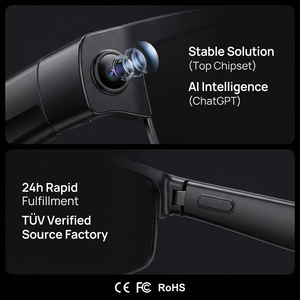 Gafas Inteligentes con IA y Cámara de 8MP, Compatibles con Grabación de Fotos, Audio y Video, Traductor, Gafas de Sol - Product Image 6