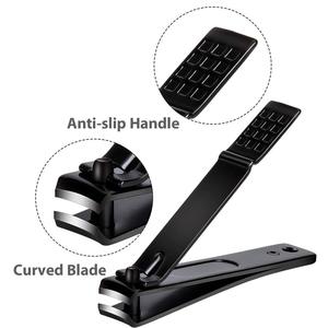 China Best Selling 4pcs Black Metal Manicure Pedicure <b>Nail</b> Clipper <b>Set</b> With Tin Box Pack - Product Image 2