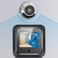 Visiophone numérique 0,3 MP 120 degrés en alliage de zinc avec caméra et écran HD 2,4 pouces pour la maison