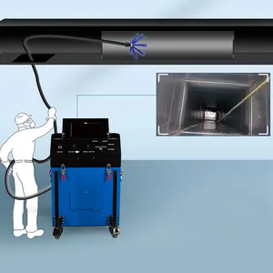 Risolvendo i problemi del vicolo cieco del condotto centrale del condizionamento d'aria KT-836 la pulizia del condotto ha integrato il monitoraggio della telecamera HD della macchina