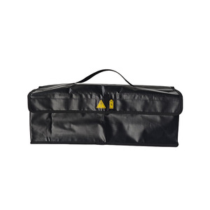 Sac de rangement ignifuge pour batterie de vélo électrique, batterie au lithium, étanche et résistant au feu, avec fermeture à glissière, toutes saisons - Product Image 1