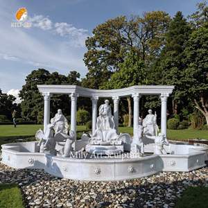 Grande <span class=keywords><strong>fontaine</strong></span> <span class=keywords><strong>de</strong></span> Trevi en marbre sculptée à <span class=keywords><strong>la</strong></span> main <span class=keywords><strong>de</strong></span> luxe d'extérieur pour <span class=keywords><strong>la</strong></span> décoration <span class=keywords><strong>de</strong></span> château et <span class=keywords><strong>de</strong></span> villa - Product Image 2