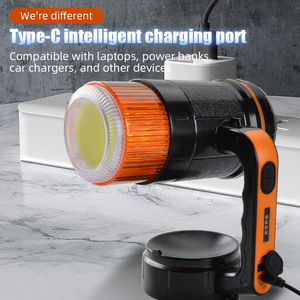 ไฟฉาย LED ลูเหยา หลายแหล่งกำเนิดแสง ชาร์จผ่าน USB สำหรับใช้งานกลางแจ้งและงานขุดเหมือง - Product Image 3