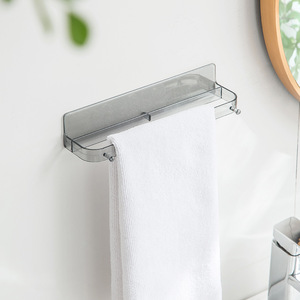 Transparent Wall Mounted Slipper Rack 50X30Cm No Drilling Required Bathroom <b>Storage</b> <b>Shelf</b> For <b>Shoes</b> - Product Image 3