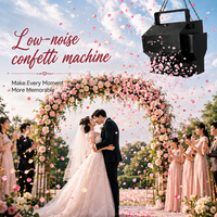 Machine à confettis électrique DMX en gros pour mariages, fêtes, spectacles DJ, scènes et festivals