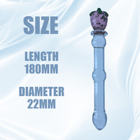 SM Adult Produkte Glas Kristall Transparente Erdbeere Anal Plug Homosexuell Stimulator Butt Plug Dildo Sexspielzeug Für Frau Männer Paar