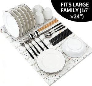 Alfombra de Baño Antideslizante de Piedra Diatomácea Moderna, de Secado Rápido, Enrollable y Plegable para Uso en el Hogar o en Hoteles - Product Image 5