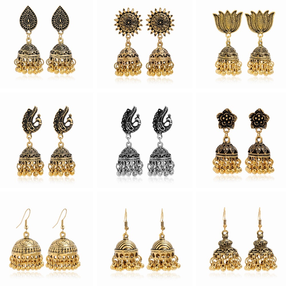 earrings indian traditional