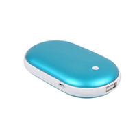 Portátil 5200mAh recargable USB C calentador eléctrico calentador de manos banco de energía para exteriores invierno cargador de batería de Metal para calor