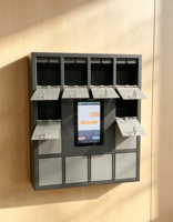 Système de gestion des clés avec paiement par carte, casier intelligent, contrôle à distance, libre-service, fabriqué en Chine, casier à clés compact