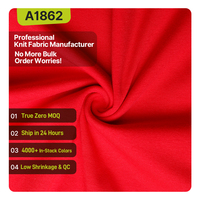 Camiseta de Mujer Jufeng A1862, Tejido de Punto Acanalado 2x2, Algodón Peinado con Spandex, 220 g/m², Elástica, Suave al Tacto, Refrescante y Absorbente