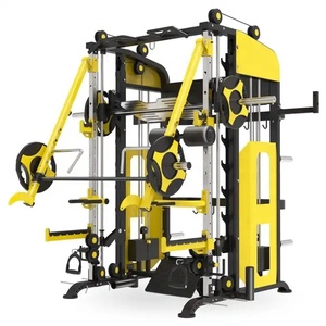 Multi Function <b>Home</b> Use Smith Machine With <b>Weight</b> Stack Wholesale Gym Equipment ABT Multifunctional Smith Machine Squat Rack Str - Product Image 1