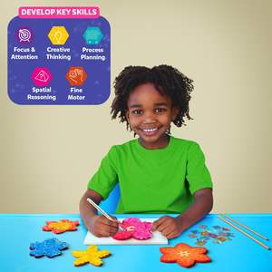 Poke in Flower Art Creative Toy Set DIY Kits d'artisanat en bois Kit d'artisanat floral fait à la main 3D Amusement sans désordre pour les filles créatives - Product Image 6