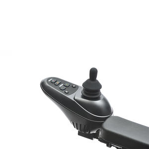 Sedia a Rotelle Elettrica Reclinabile con Schienale Alto, Pieghevole, con Telecomando, in Lega di Alluminio - Product Image 4